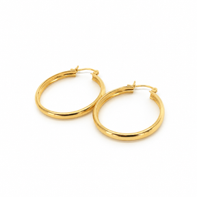 Argollas Bombe Oro Amarillo 3,7cm