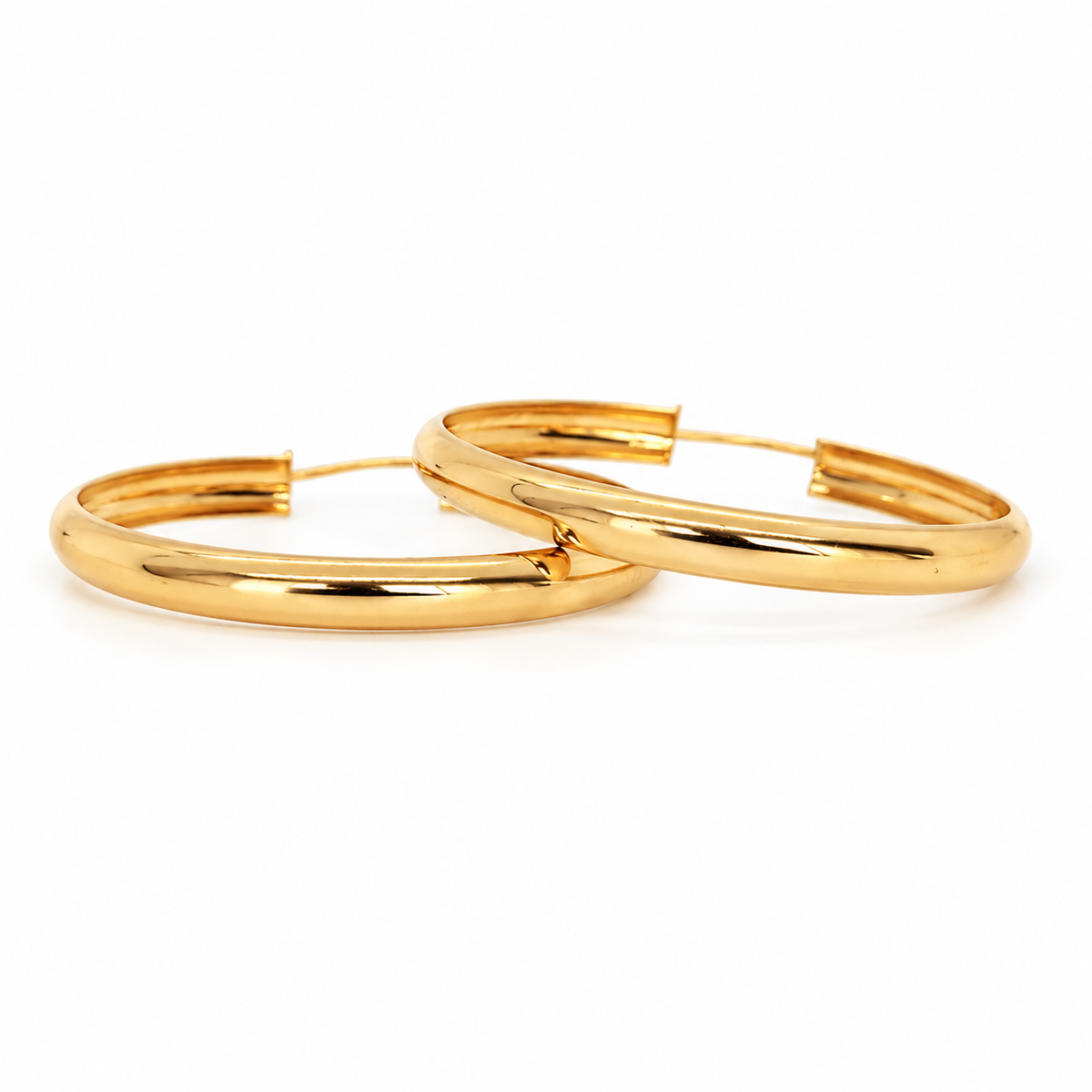 Argollas Bombe Oro Amarillo 3,7cm