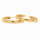 Argollas Bombe Oro Amarillo 3,7cm