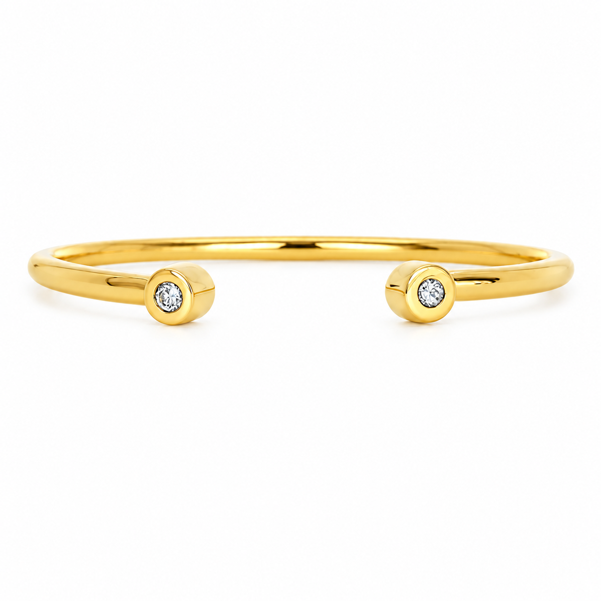 Pulsera Maciza Botón