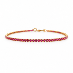 Pulsera Tenis Rubí