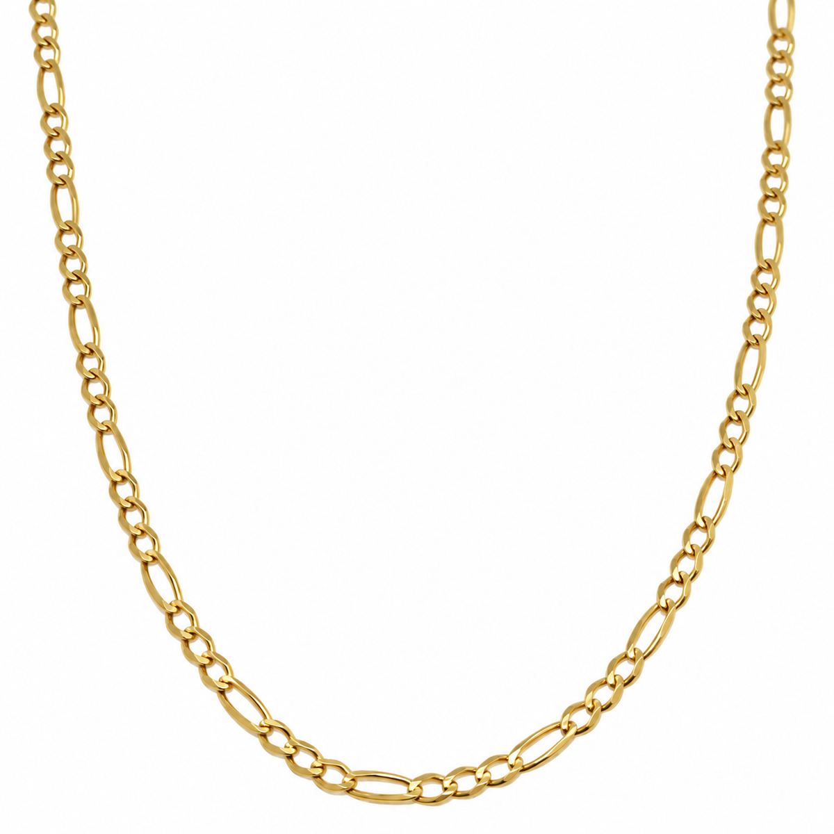 Cadena Eslabones Mixtos Oro Amarillo