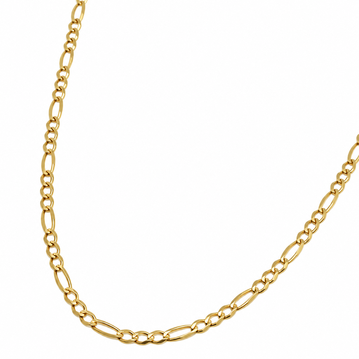 Cadena Eslabones Mixtos Oro Amarillo