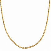 Cadena Eslabones Oro Amarillo 50cm