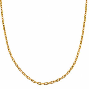 Cadena Eslabones Oro Amarillo 50cm