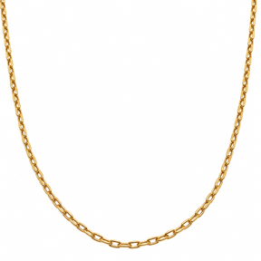 Cadena Eslabones Oro Amarillo 45cm
