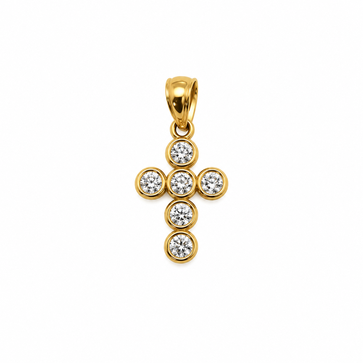 Cruz Oro Amarillo Y Circones