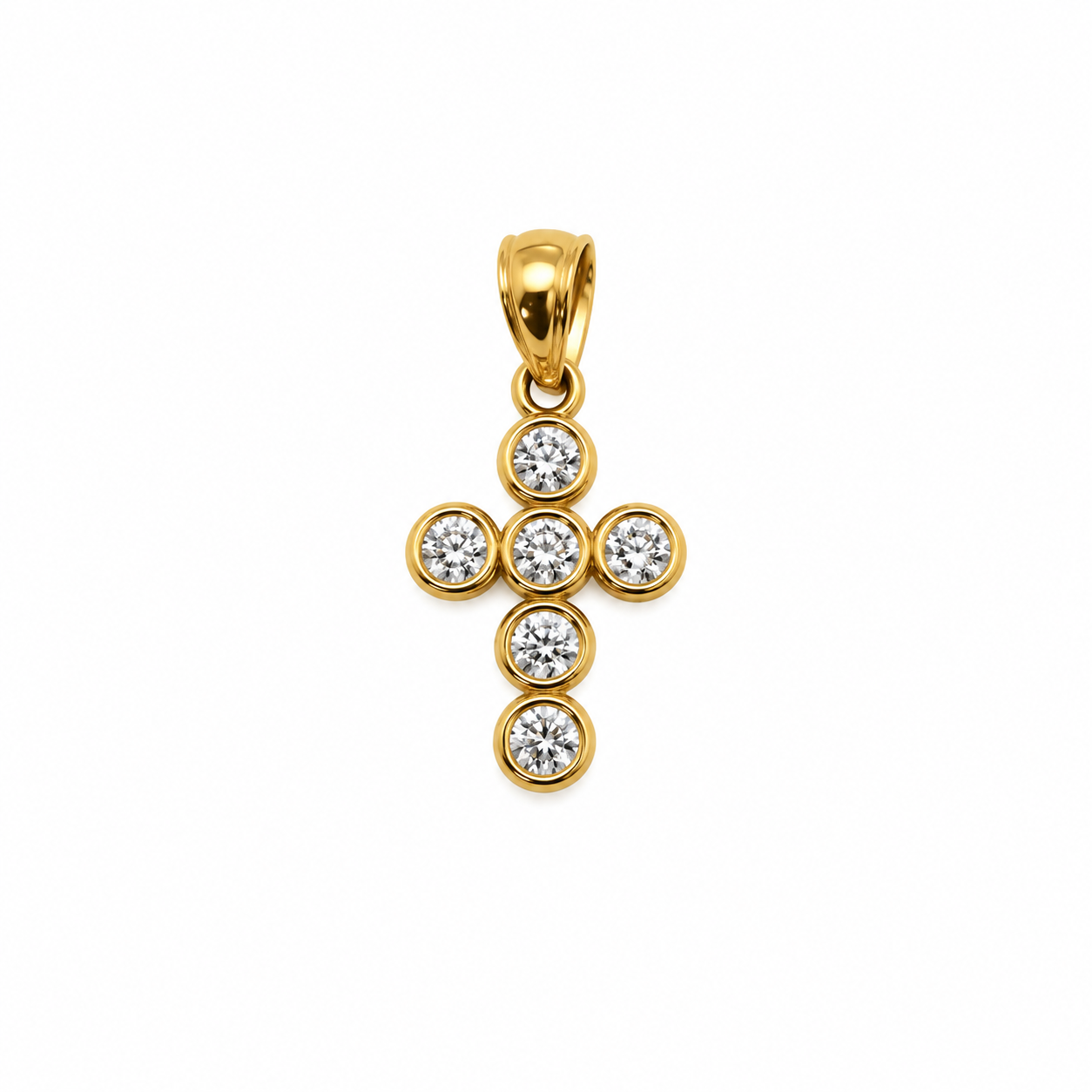 Cruz Oro Amarillo Y Circones