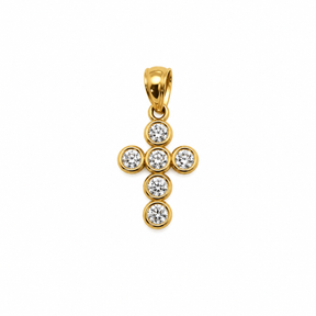Cruz Oro Amarillo Y Circones