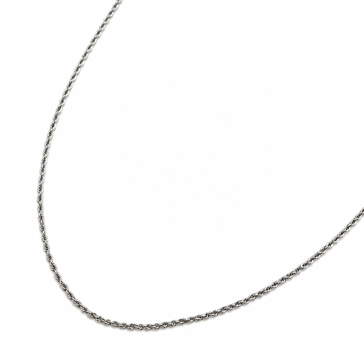 Collar Oro Blanco 50Cm