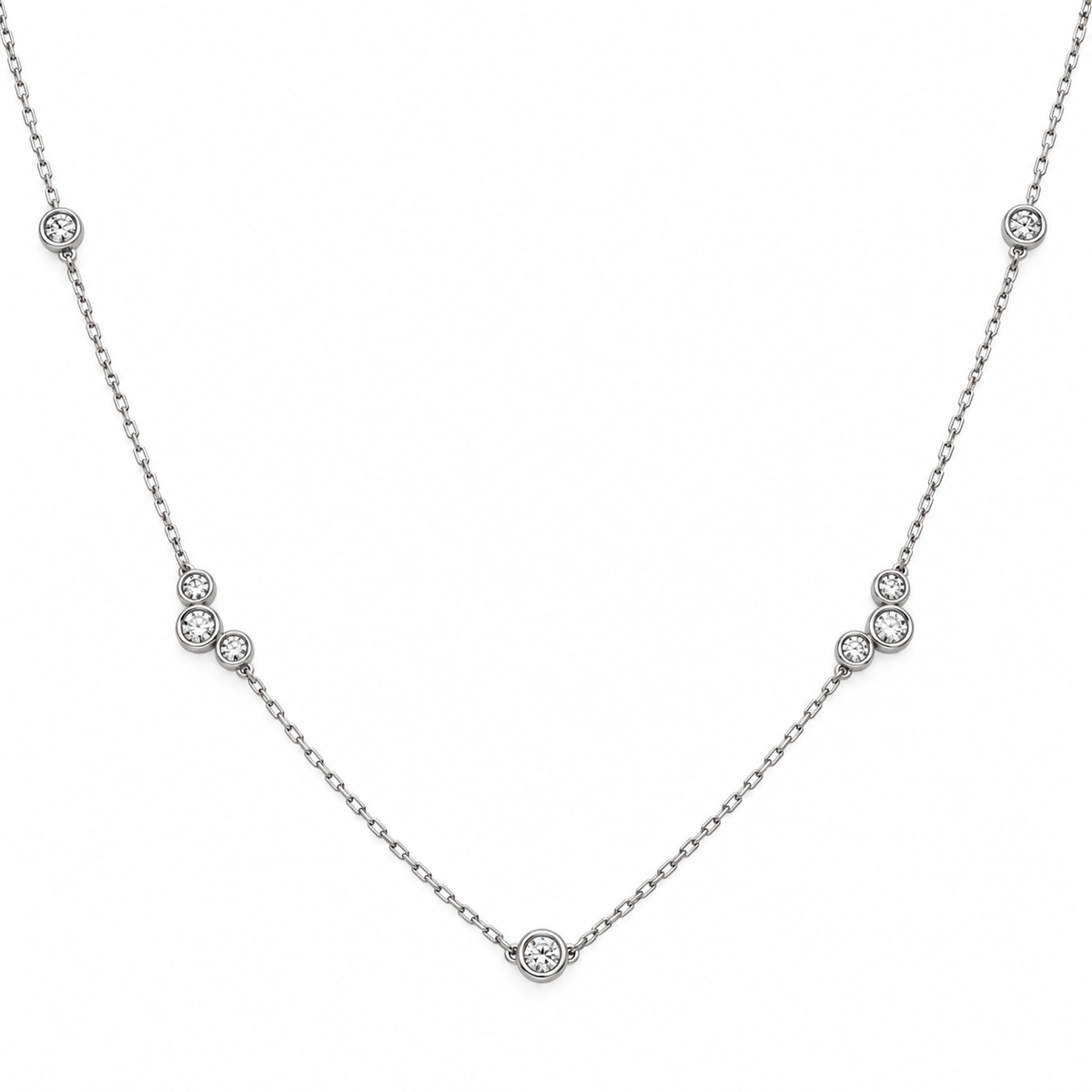 Collar Diamantes Triples