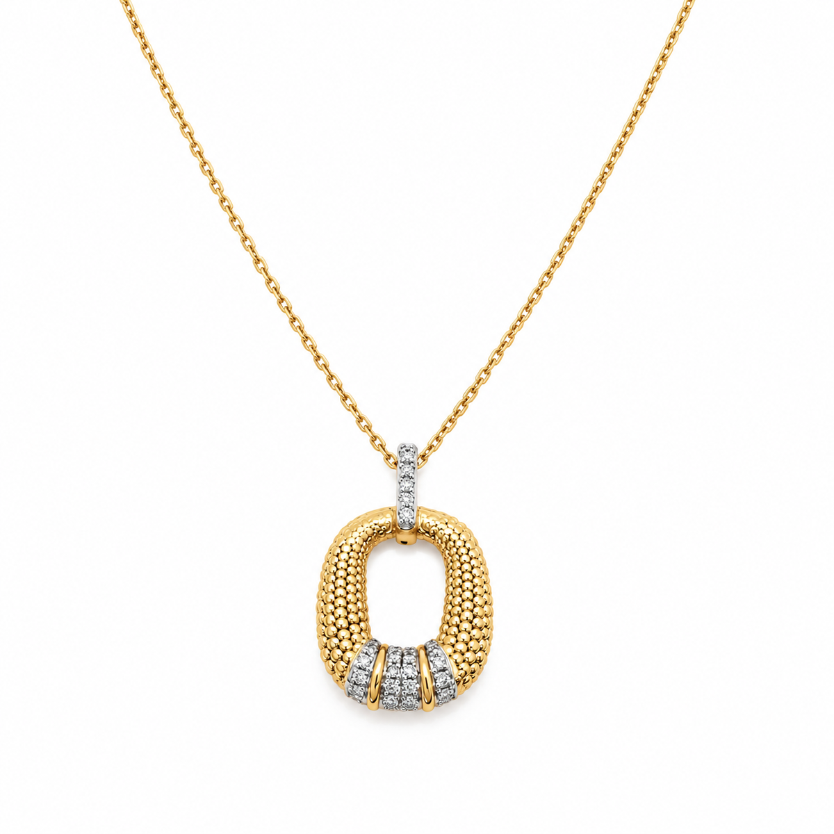 Collar Oval Brillantes