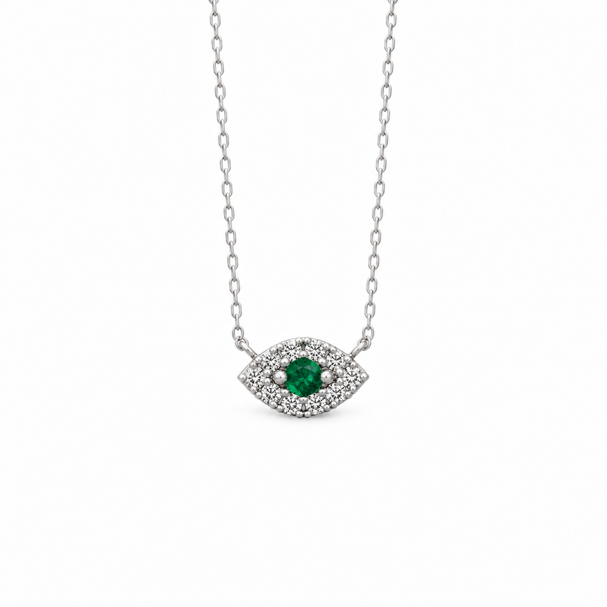 Collar Ojo Turco Esmeralda
