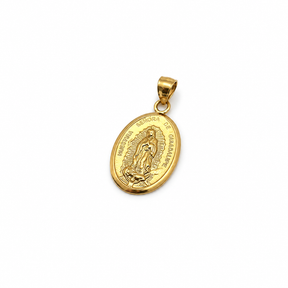 Medalla Virgen Nuestra Señora De Guadalupe Oro Amarillo