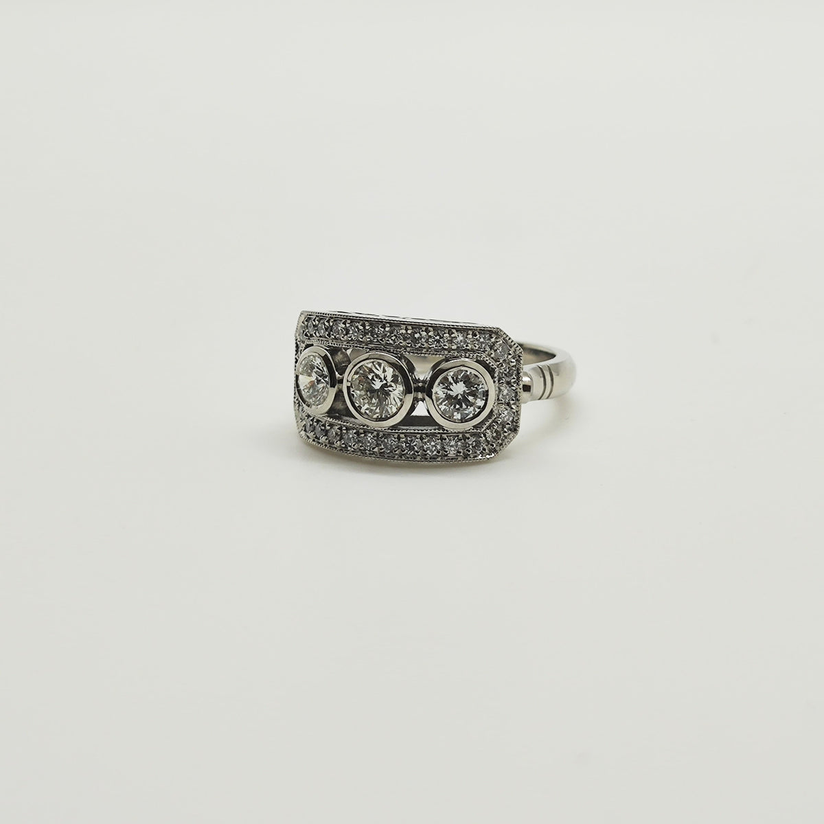 Anillo Placa Rectangular