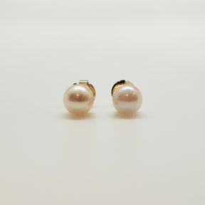 Perlas Acoya Flor Oro Amarillo 18K 7,60mm