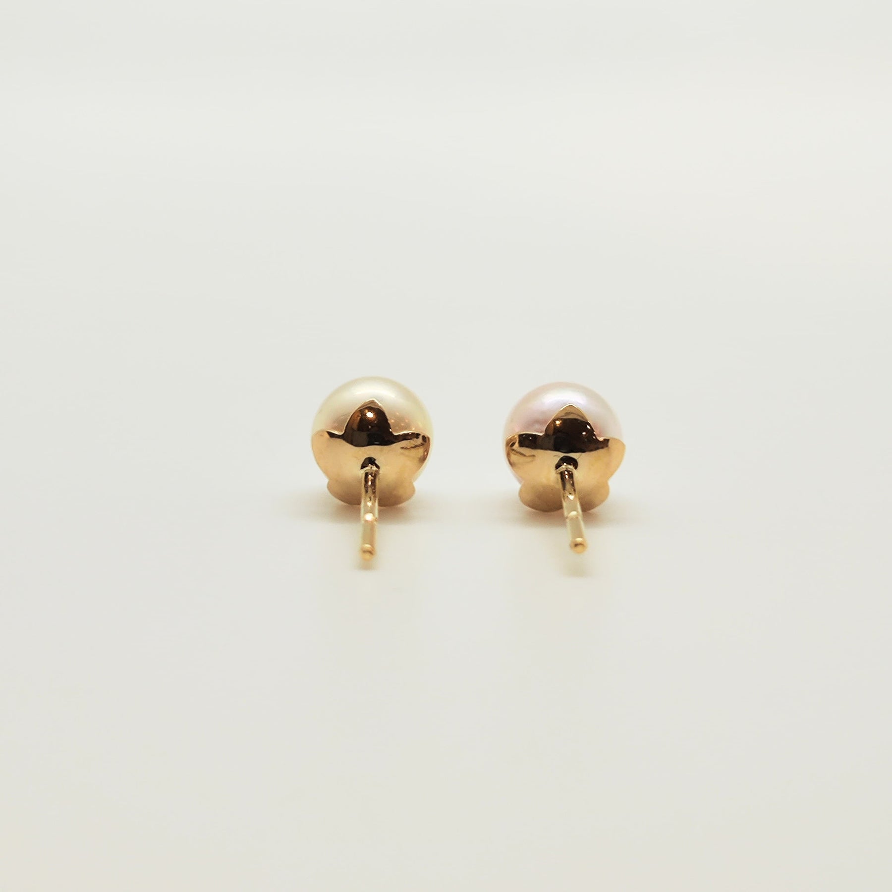Perlas Acoya Flor Oro Amarillo 18K 7,60mm