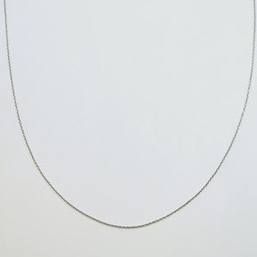 Cadena Oro Blanco 18K 55Cm