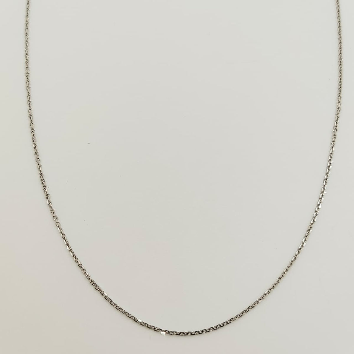Collar Oro Blanco 45Cm