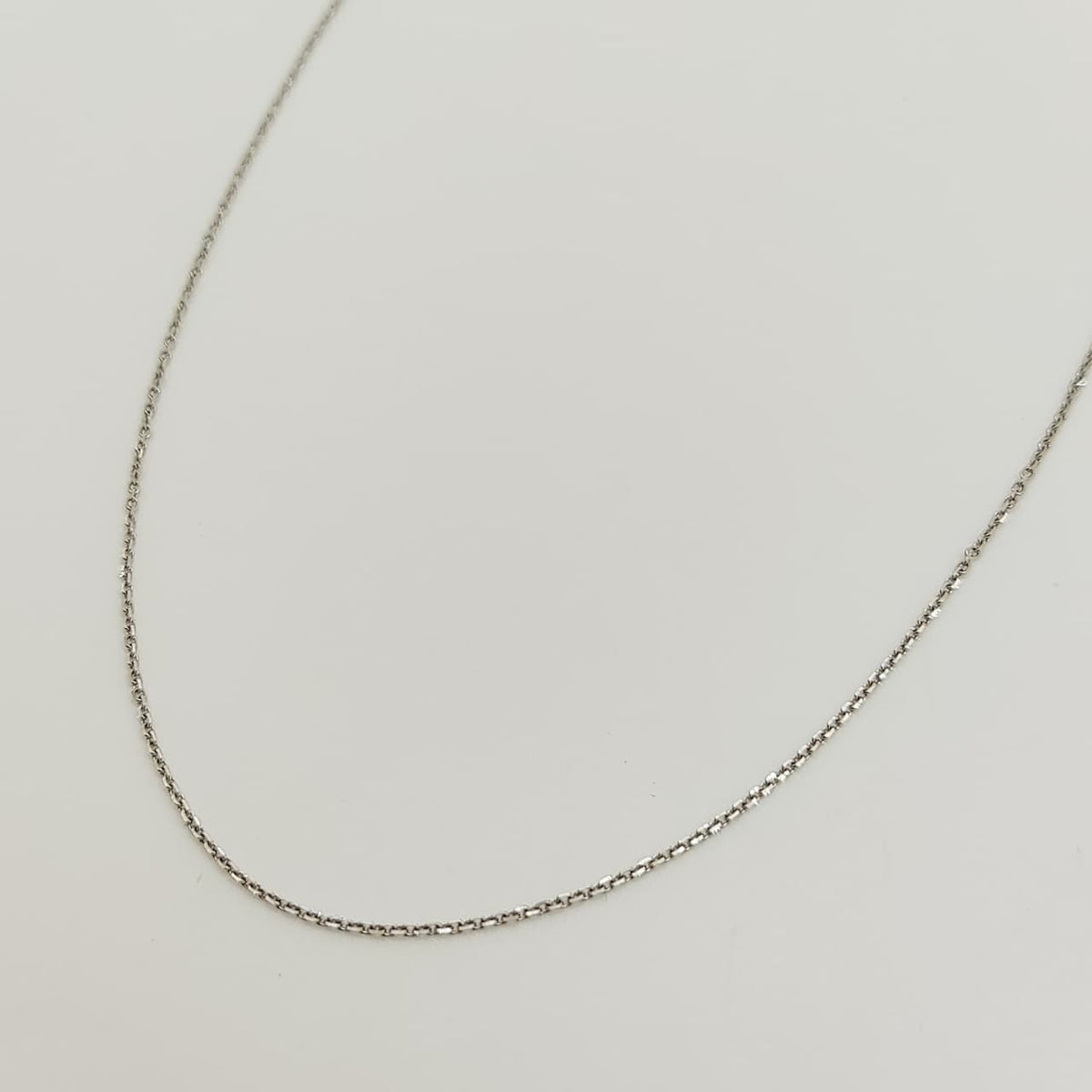 Collar Oro Blanco 45Cm