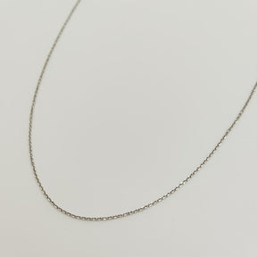 Collar Oro Blanco 45Cm