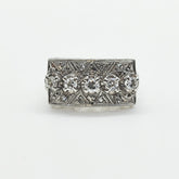 Anillo Placa Vintage