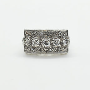 Anillo Placa Vintage