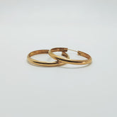 Argollas Bote Oro Amarillo 3,7cm