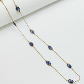 Collar Zafiros Oval