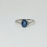 Anillo Zafiro Oval
