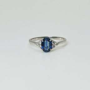 Anillo Zafiro Oval
