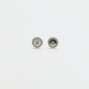 Aros Redondos Oro Blanco
