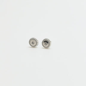 Aros Redondos Oro Blanco