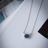 Collar Zafiro Rectangular