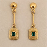 Aros Esmeraldas Cajón