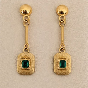 Aros Esmeraldas Cajón