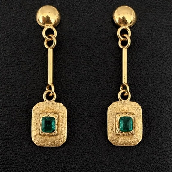 Aros Esmeraldas Cajón
