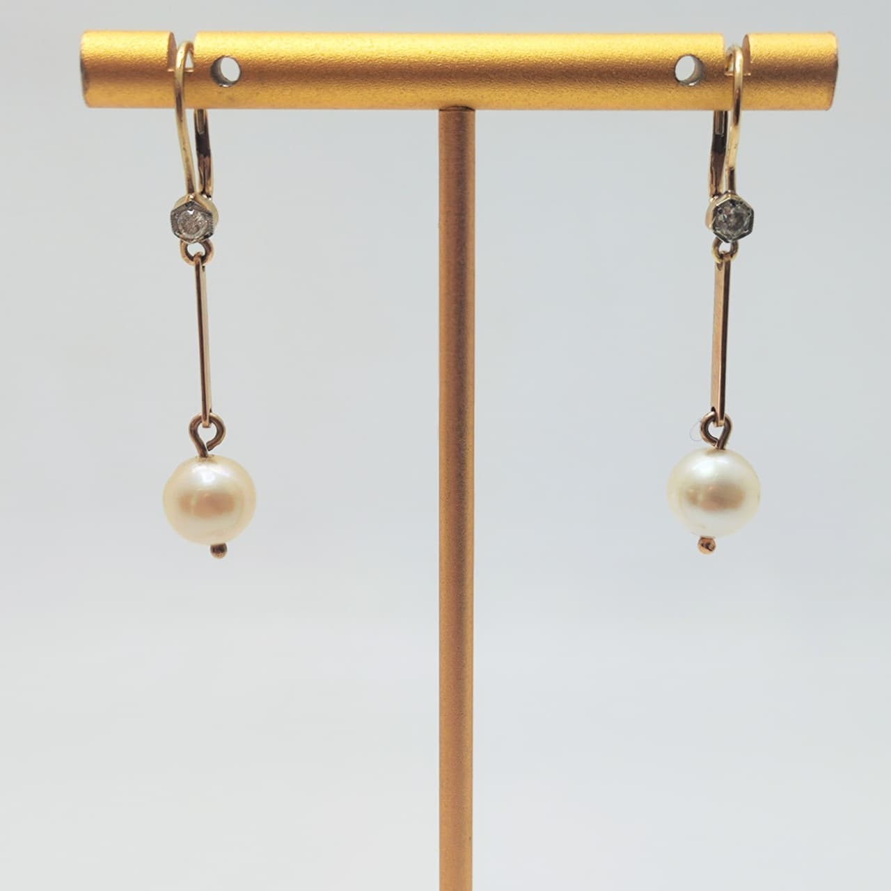 Perlas Acoya Con Brillante