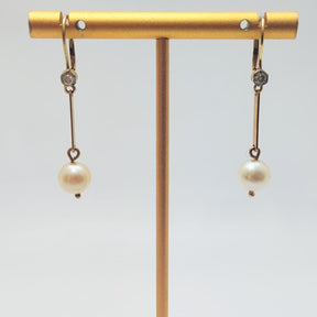 Perlas Acoya Con Brillante