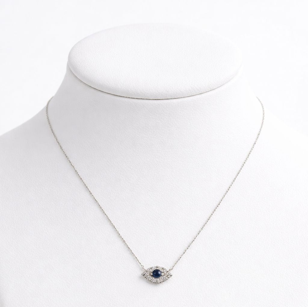Collar Ojo Turco Zafiro