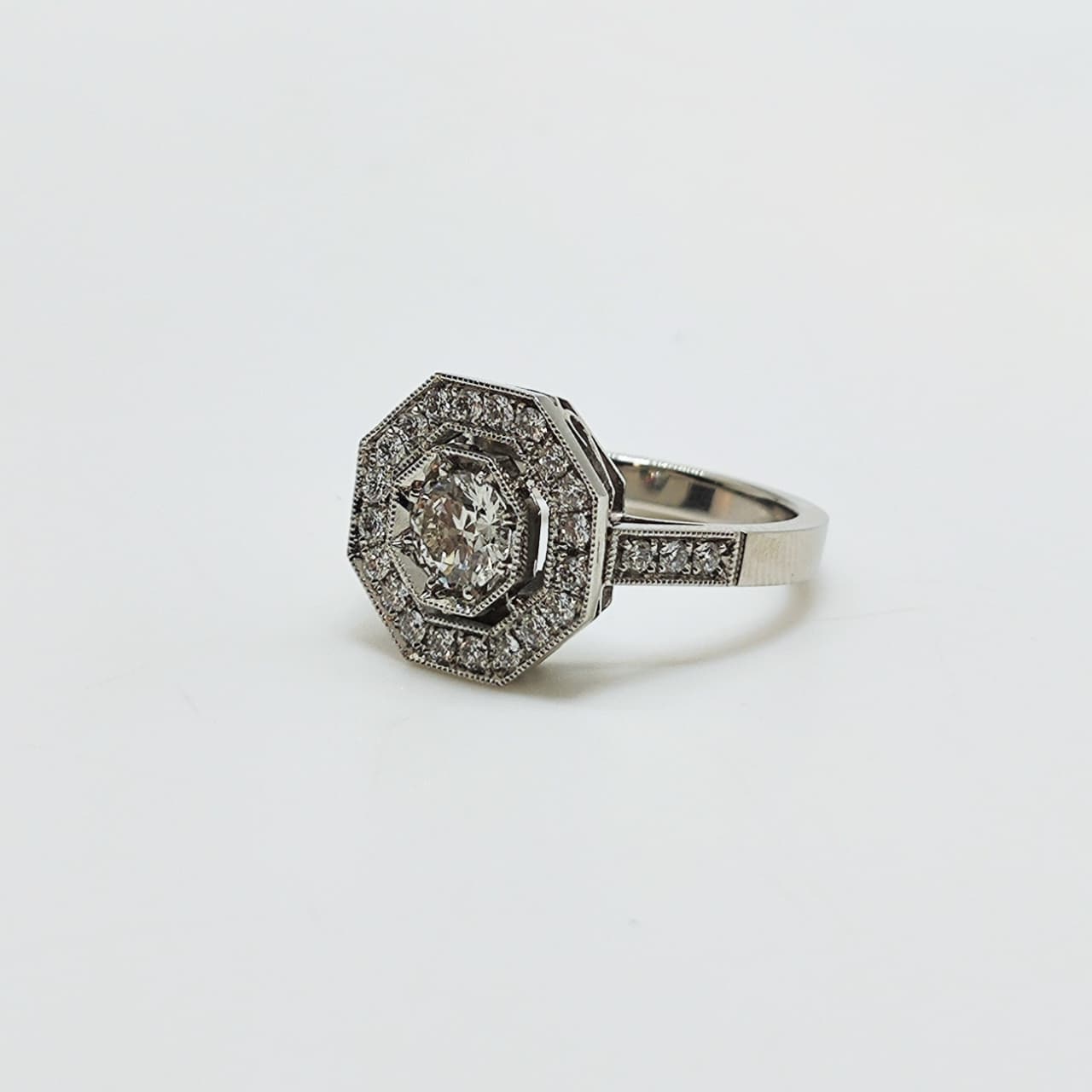 Anillo Placa Octagonal