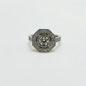 Anillo Placa Octagonal