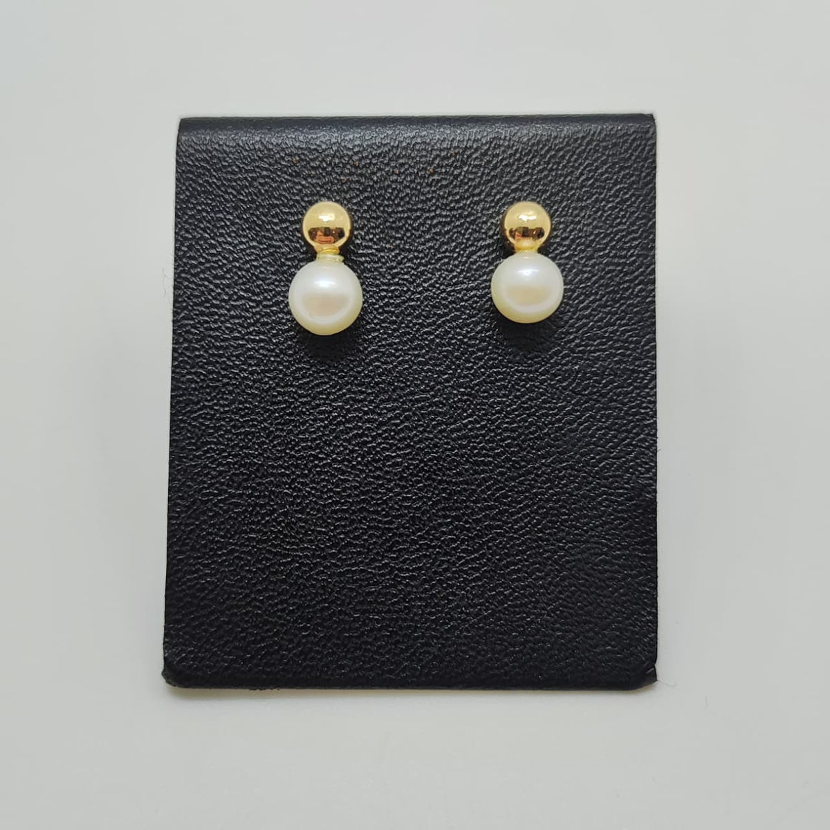 Perlas Bolita Oro Amarillo