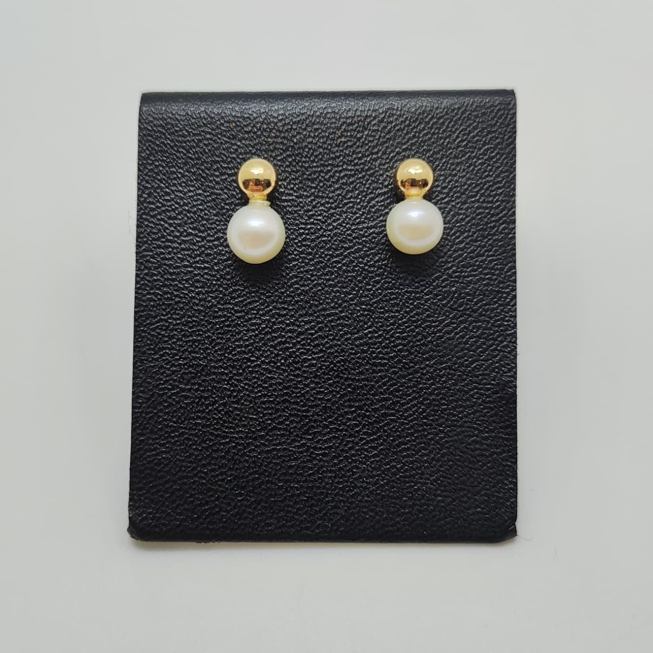 Perlas Bolita Oro Amarillo