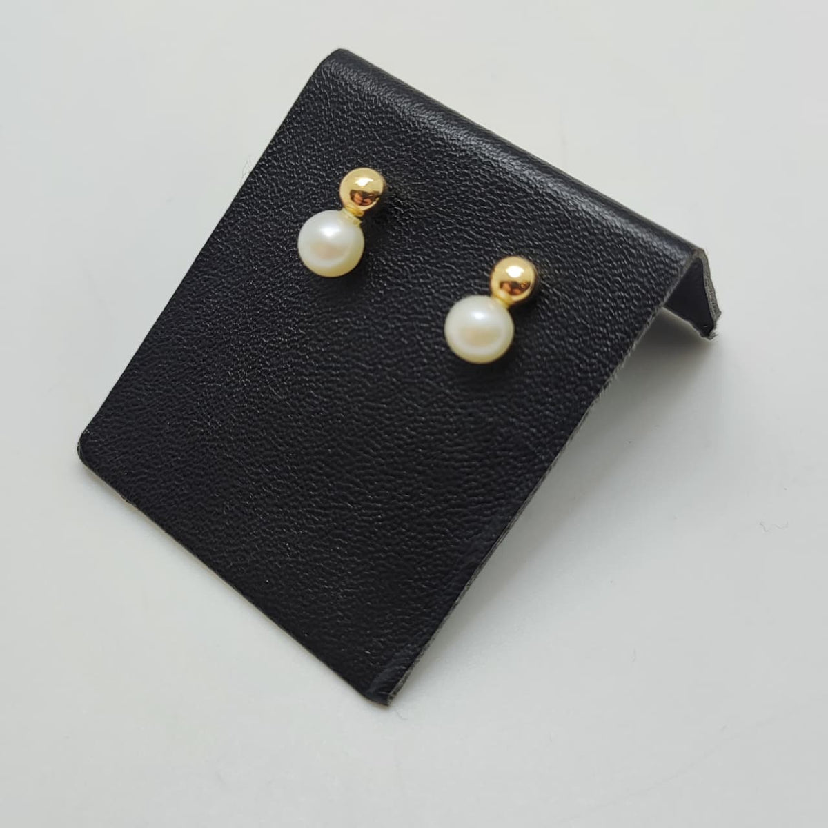 Perlas Bolita Oro Amarillo