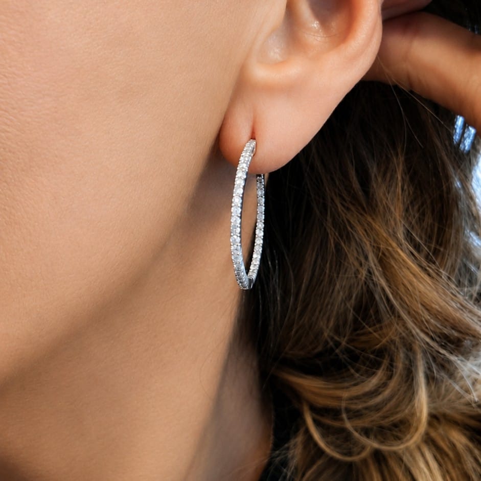 Argollas Diamantes Doble