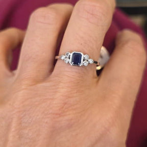 Anillo Aurora Zafiro