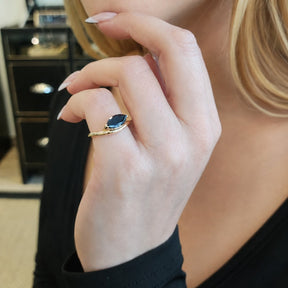 Pinky Ring Zafiro