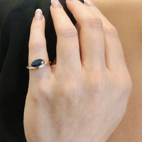 Pinky Ring Zafiro