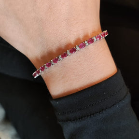 Pulsera Rubíes